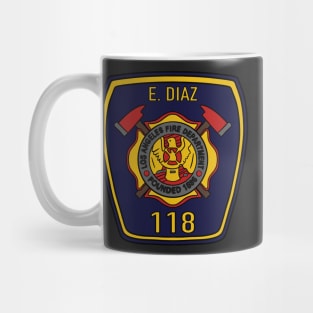 Station 118 LAFD Badge | 911 Eddie Diaz Mug